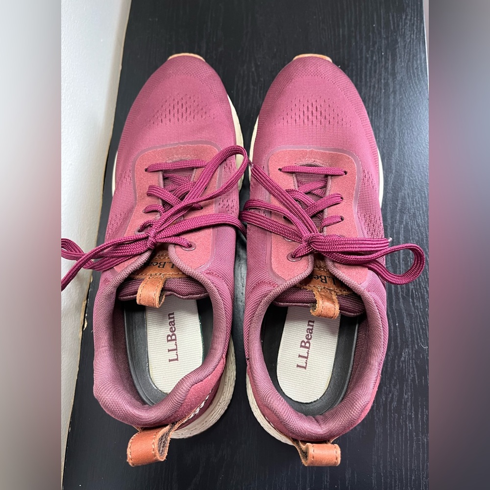 EUC LL Bean. Maroon Burgundy Stone Coast Comfort Shoe Sneakers. Size 11. - Picture 5 of 12